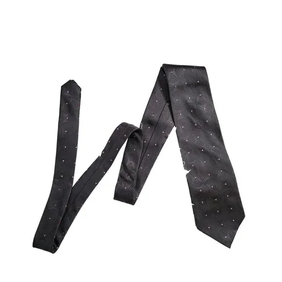 Calvin Klein Gray 100% Silk Tie - Picture 1 of 7